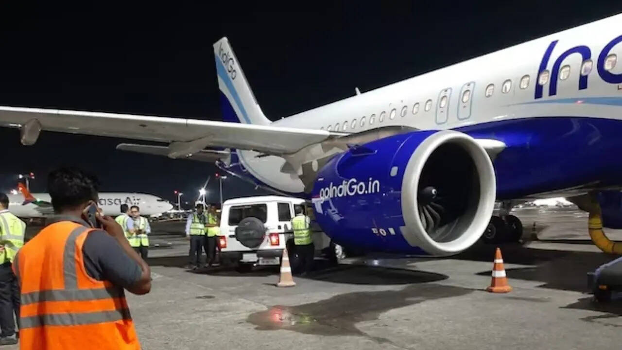 SUV rams IndiGo plane engine at Kolkata airport; aircraft grounded
