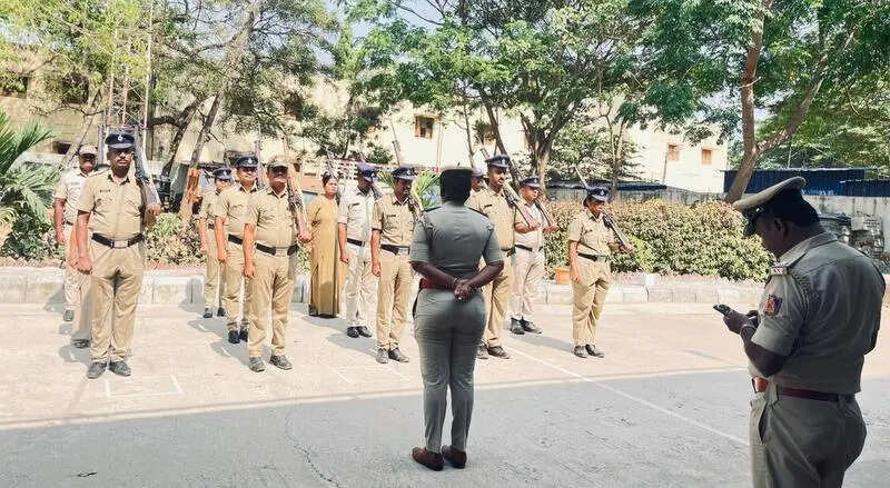 Karnataka cop cracks down on indiscipline with punishment in sun