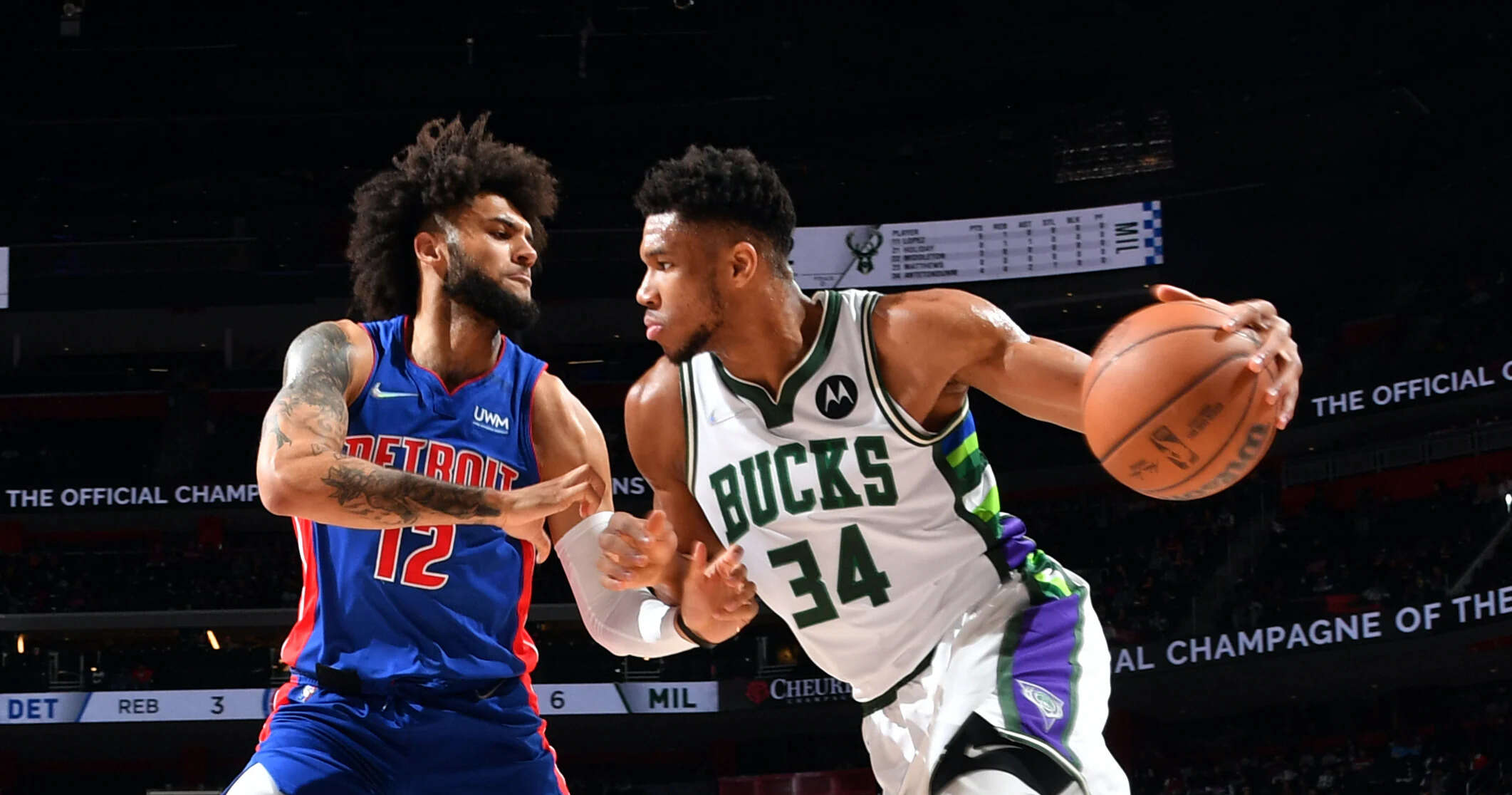 Detroit Pistons vs Milwaukee Bucks
