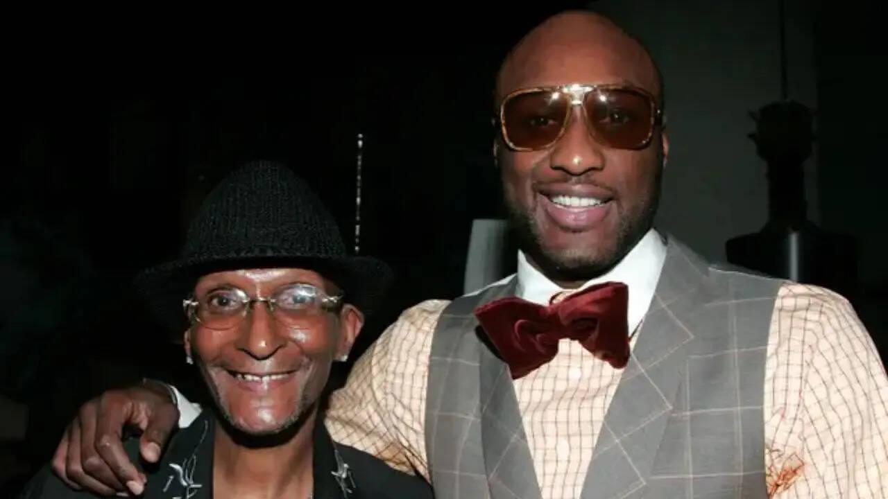 Joe Odom and son Lamar Odom