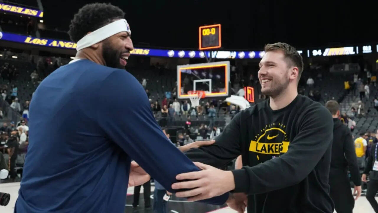 Anthony Davis and Luka Doncic