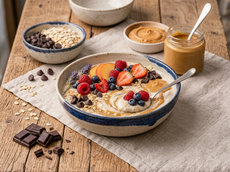 Peanut Butter Yoghurt Protein Bowl