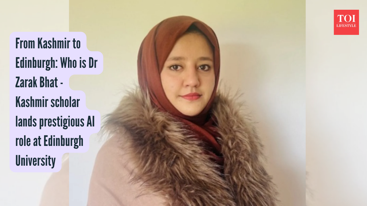 From Kashmir to Edinburgh Who is Dr Zarak Bhat - Kashmir scholar lands prestigious AI role at Edinburgh University