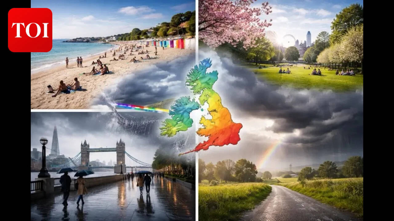 UK Heat Flips To Rain: Met Office flags 26.6°C April record; cooler, wetter days ahead