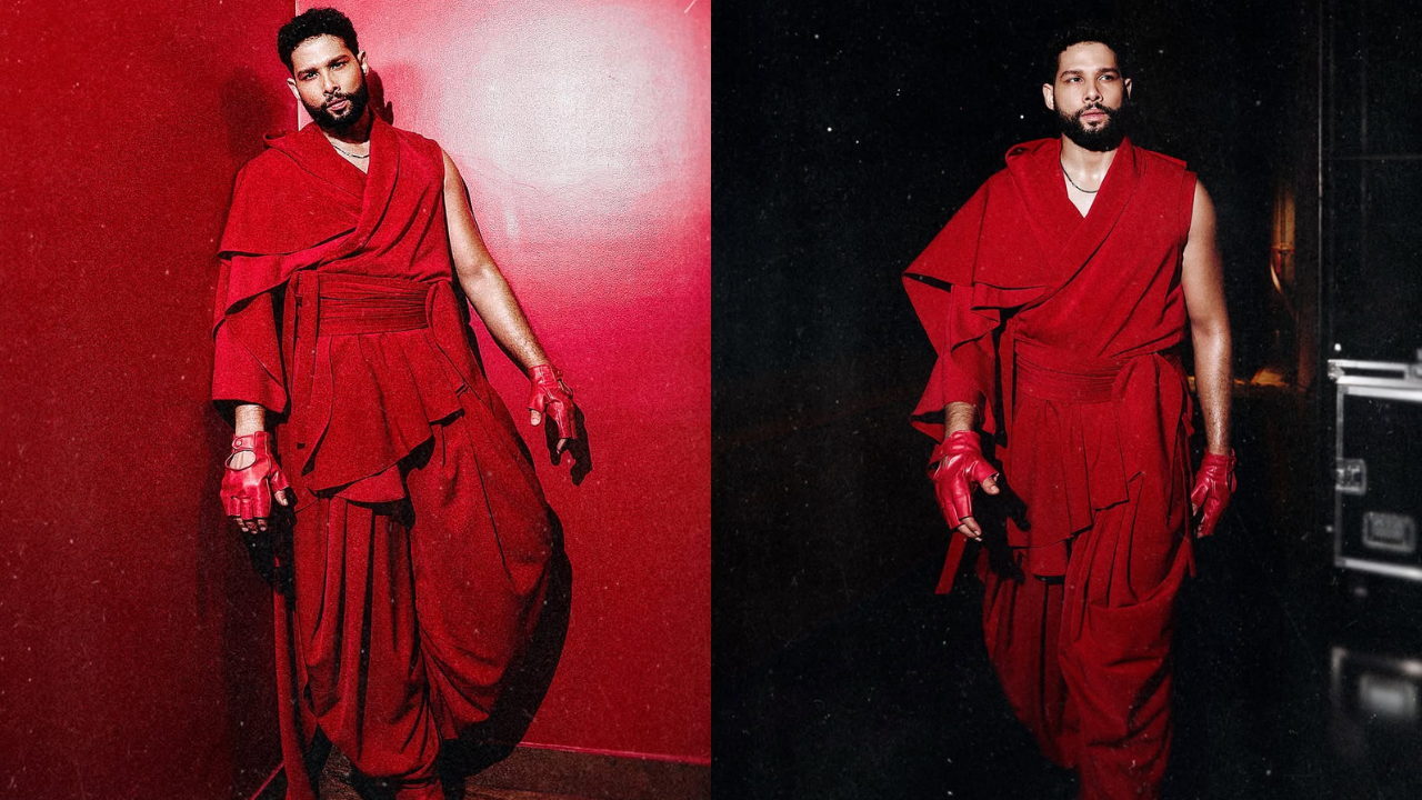 Siddhant Chaturvedi’s Red-Hot Assassin Look