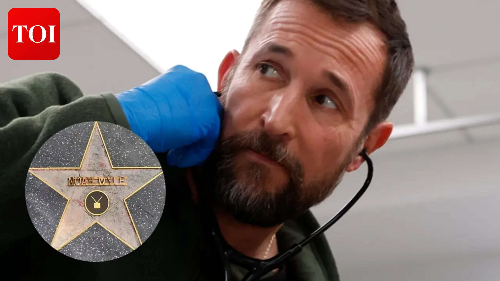 Noah Wyle receives the Walk of Fame star