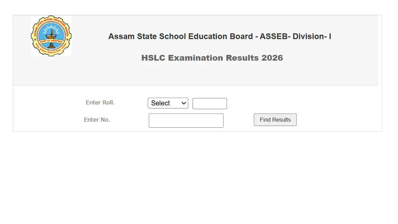 HSLC 10th Result 2026: Assam HSLC result 2026 declared; pass percentage rises to 65.62%