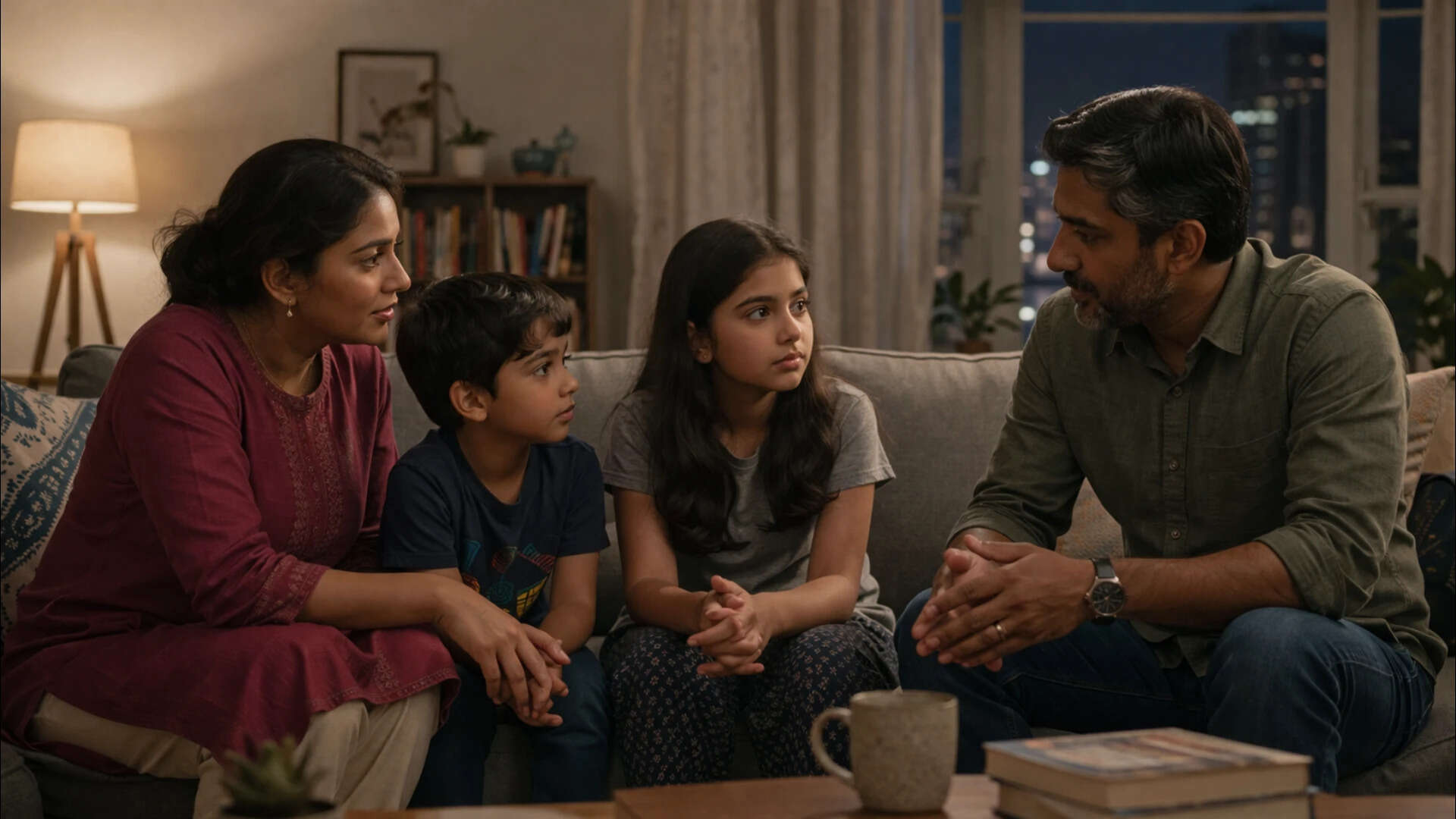 Death is the one certainty of life, and yet it remains one of the least discussed realities within families. Children are often shielded from it, not because they cannot understand, but because adults are uncomfortable explaining it. Family conversation in a cozy living room