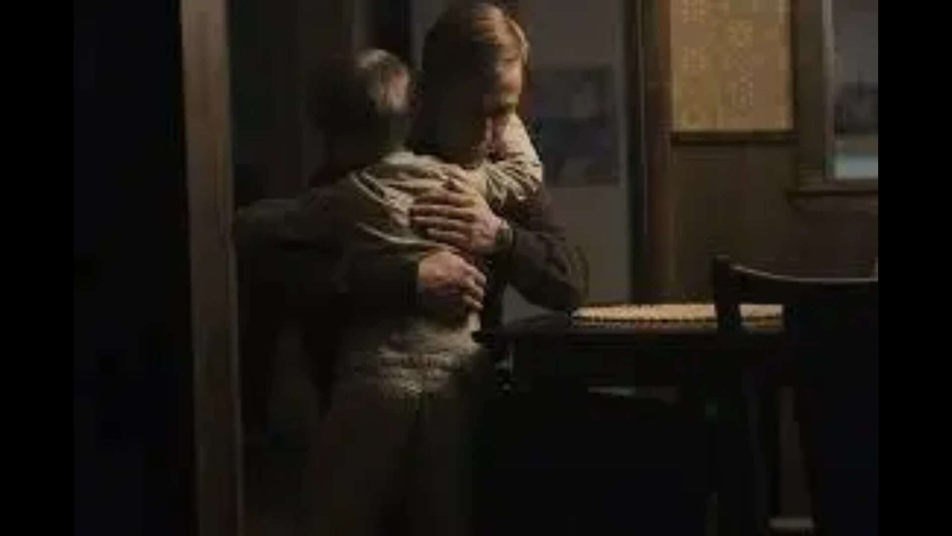 An image from the movie, First Man, where Ryan Gosling's character Neil Armstrong has a difficult but necessary conversation with his sons about the possibility that he may not come back First Man2