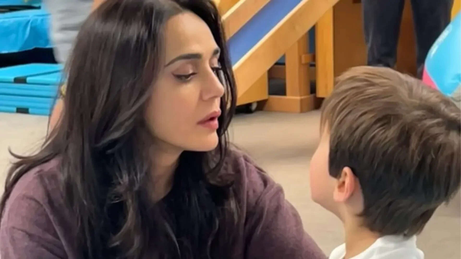 Preity Zinta shares candid spring break moments with twins