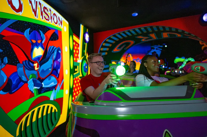 Buzz Lightyear's Space Ranger Sping at Disney World. Credit : Abigail Nilsson/Disney