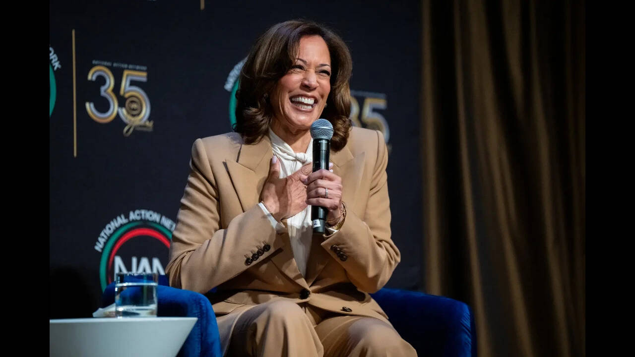 ‘Run again!’ Kamala Harris confirms she’s thinking about running for president again in 2028