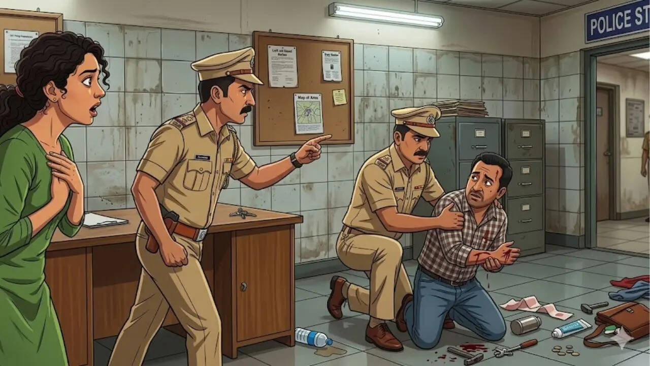 Bengaluru man harms himself at police station after teacher files plaint