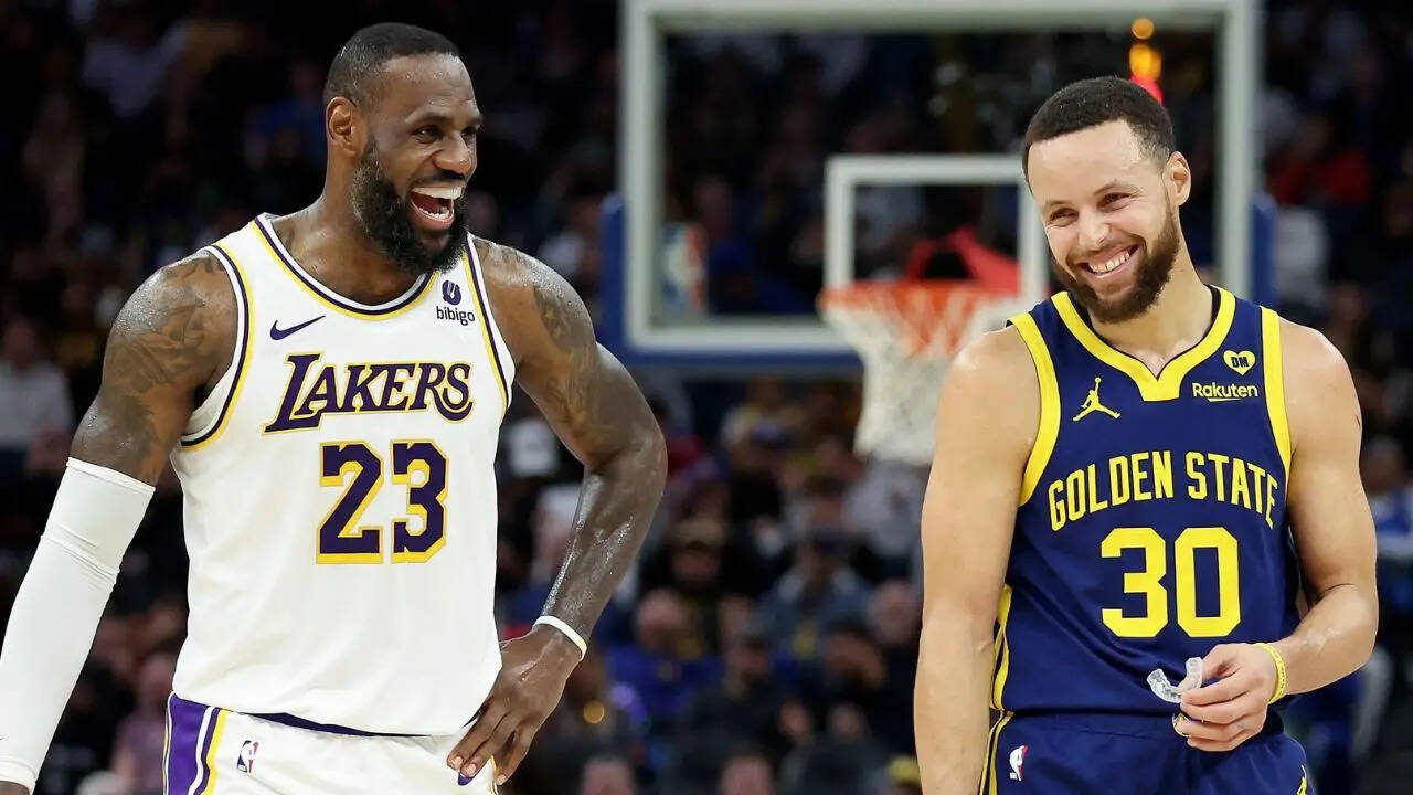 LeBron James and Stephen Curry