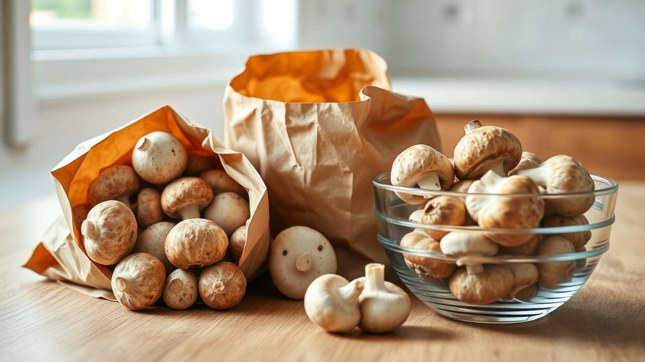 Paper allows for natural ventilation, absorbing excess water and preventing sliminess, ensuring crispness and flavour for longer. Fresh Mushrooms Preserved Naturally