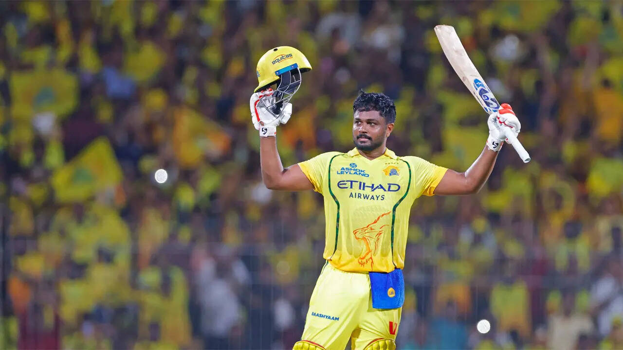 IPL Live: Sanju Samson century powers CSK to 212/2 vs DC