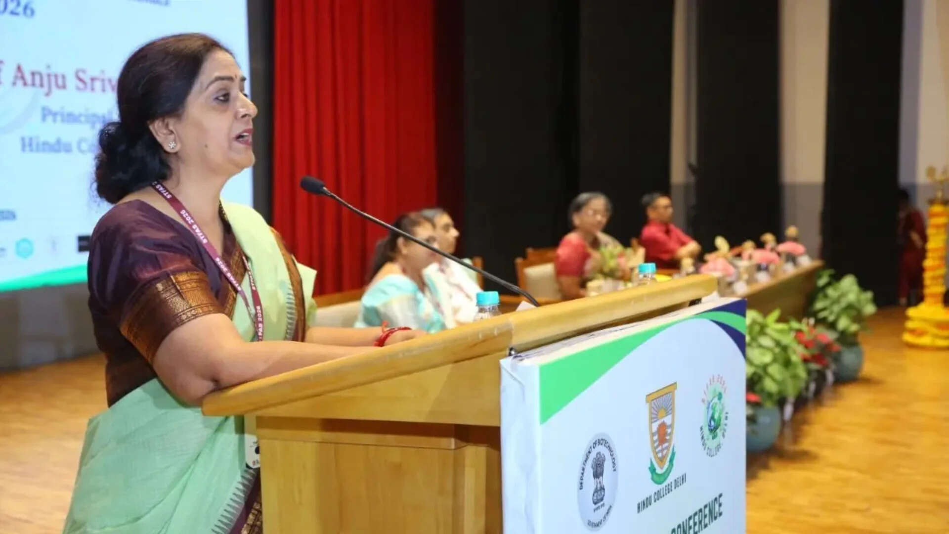 Prof. Anju Srivastava, Principal of Hindu College (Pics: Hindu College)