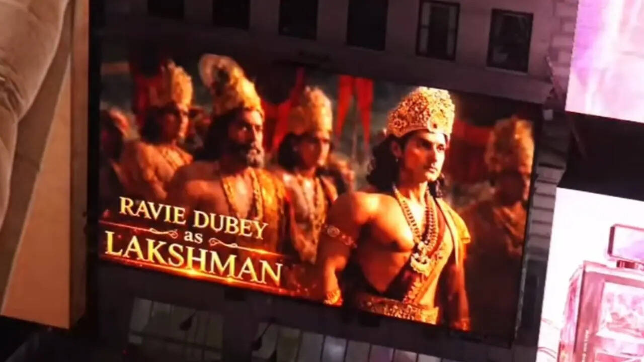 Ravi Dubey overwhelmed by seeing himself as Laxman on Times Square Billboard