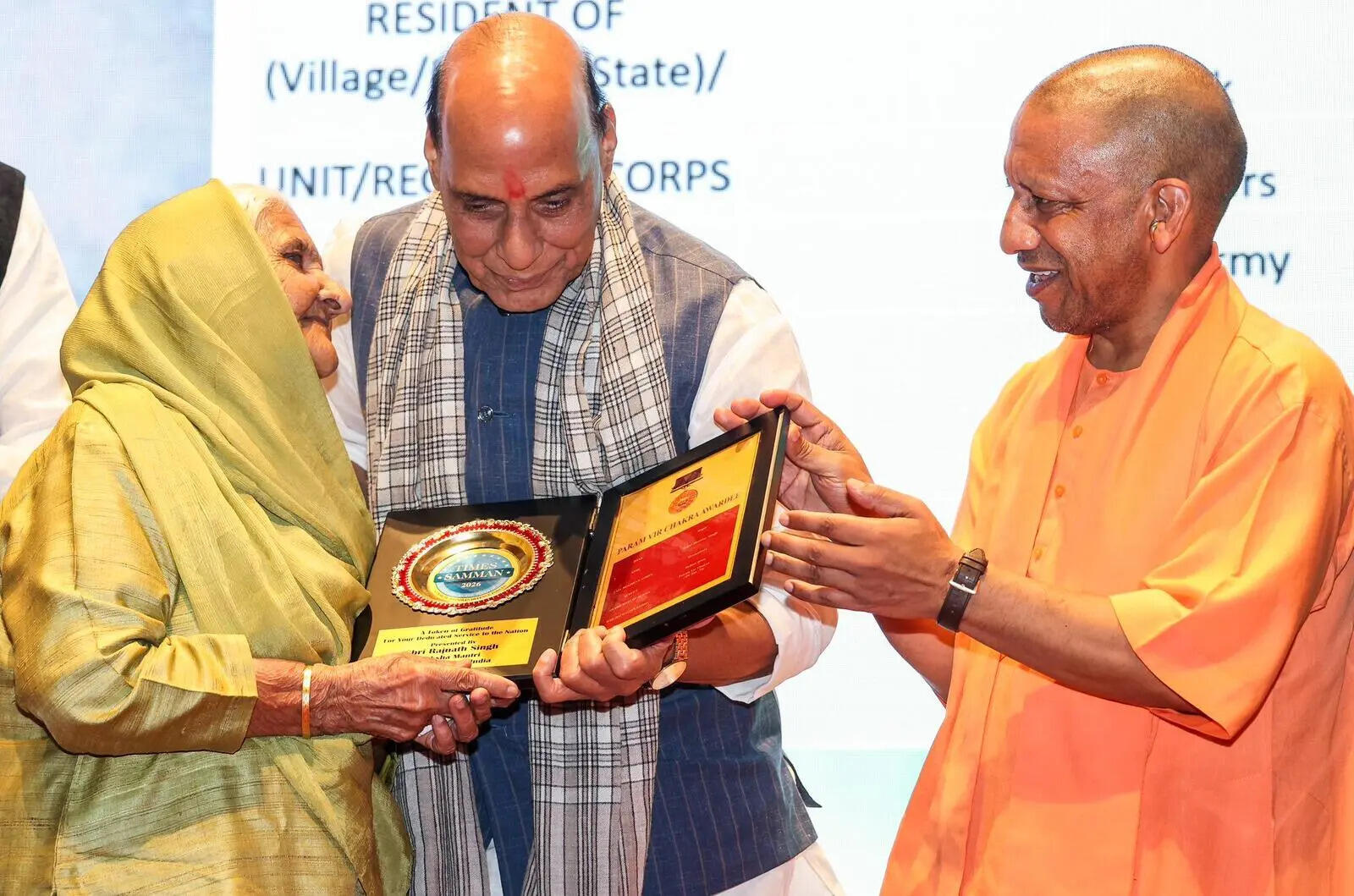 Gallantry awardees, veterans honoured at Times Samman Award in Lucknow