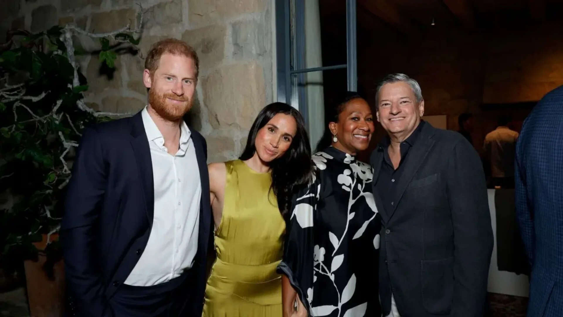 Meghan and Harry party with Netflix CEO Ted Sarandos