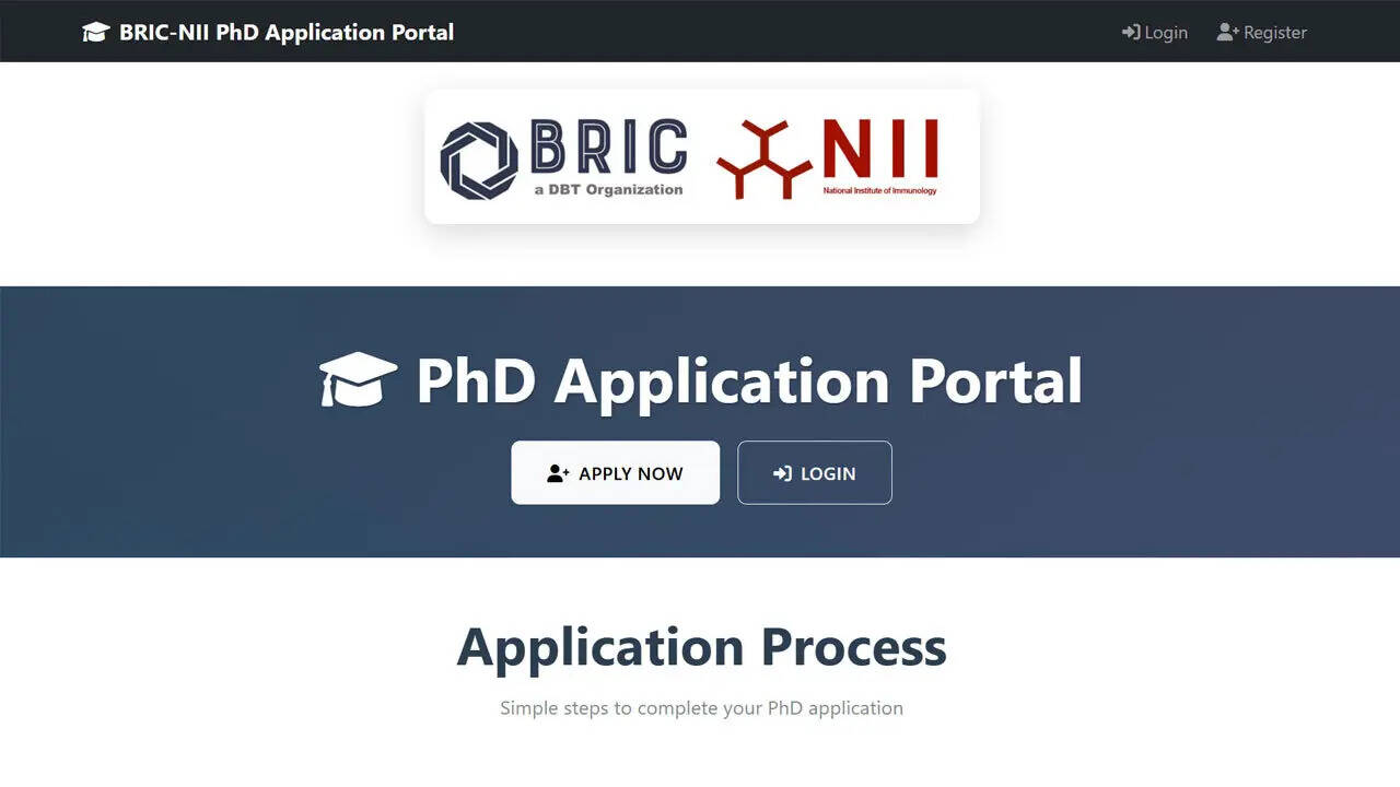 BRIC-National Institute of Immunology opens PhD admissions for monsoon session; apply here
