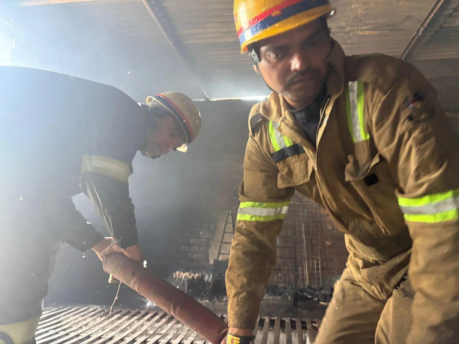 Fire incident in Wazirganj; no casualties reported