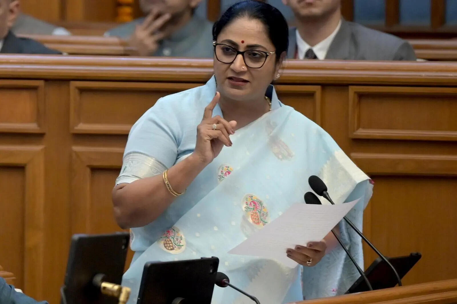 Rekha takes stock of metro and flyoverprojects; says will help ease congestion