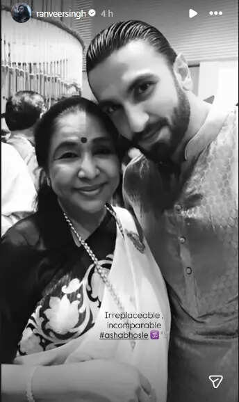 Ranveer Singh Asha Bhosle