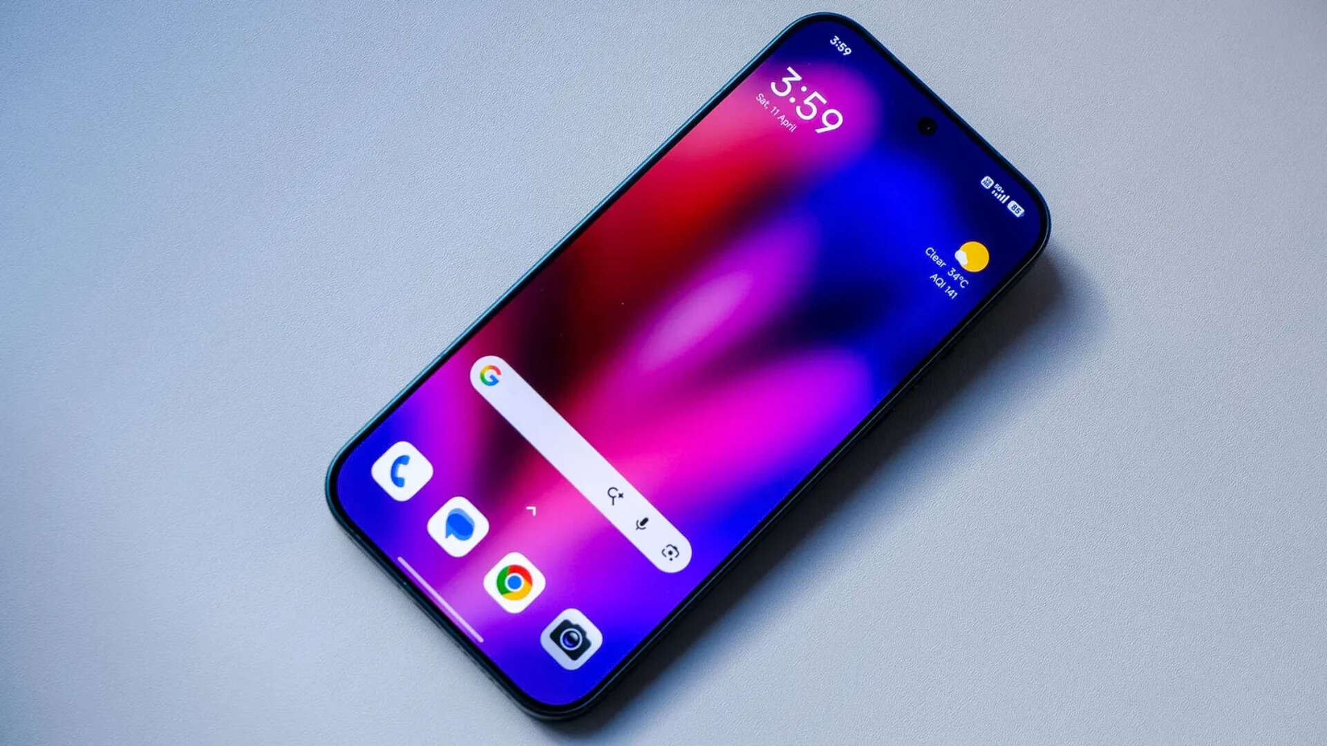 The phone around the camera. Literally.