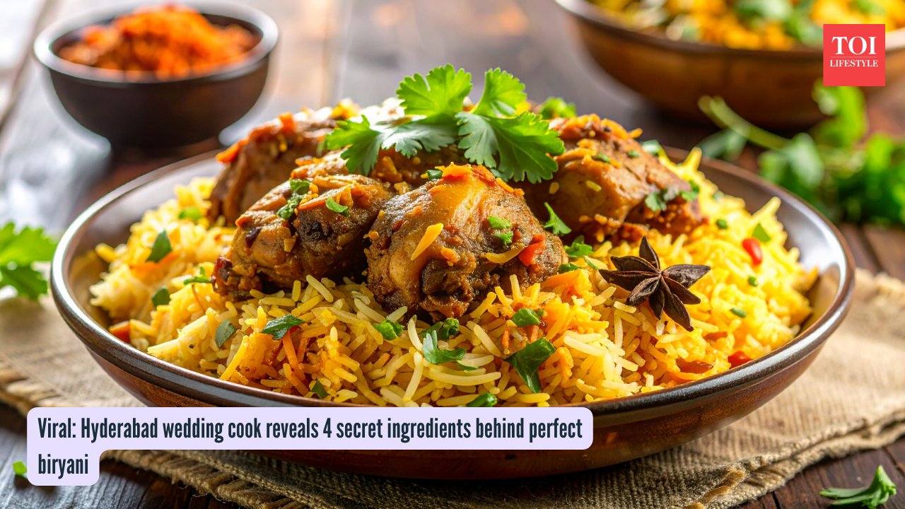 Viral: Hyderabad wedding cook reveals 4 secret ingredients behind perfect biryani