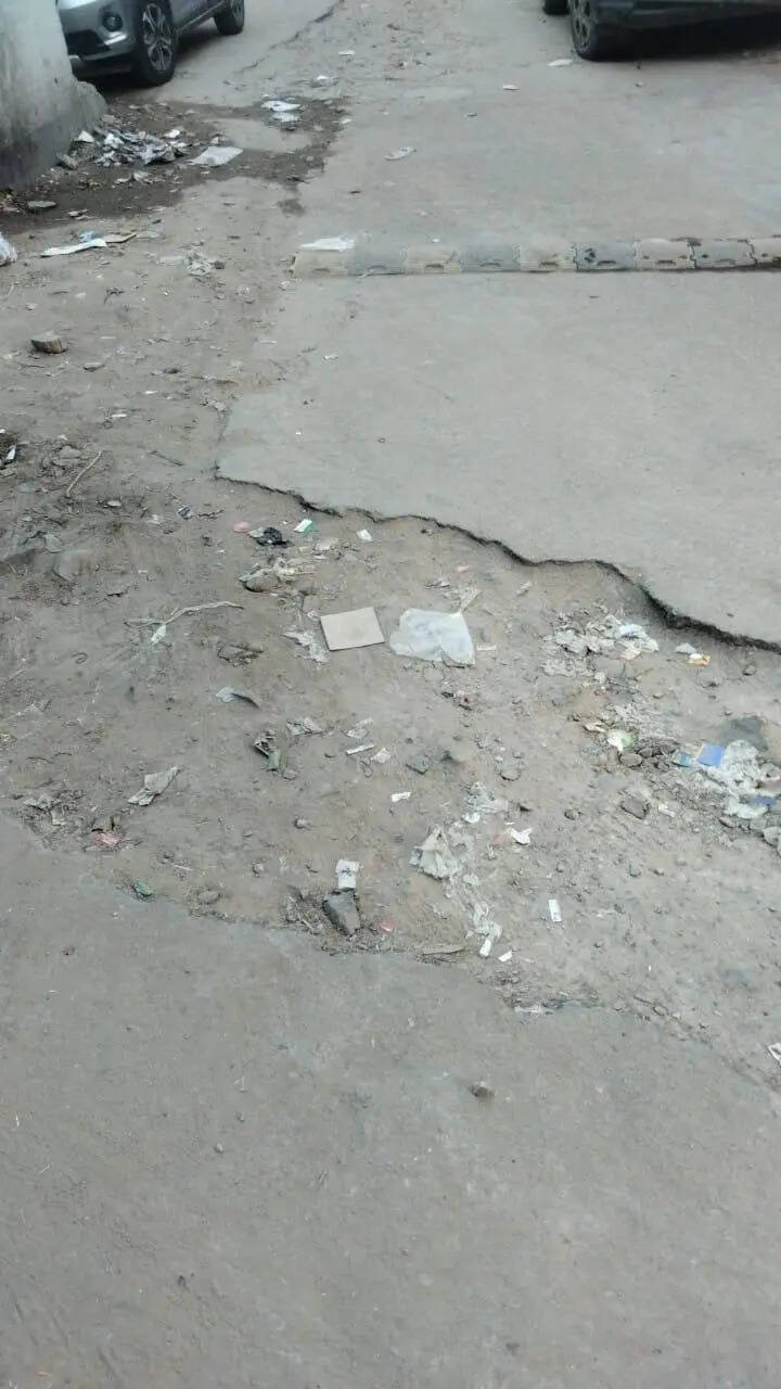 Road broken in Shankar colony for 3 months