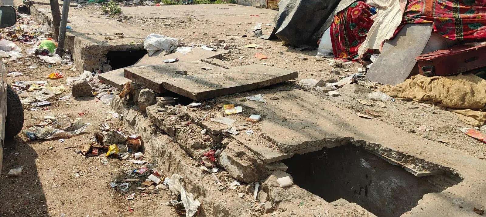 JMC forgot to properly cover sewer line after cleaning