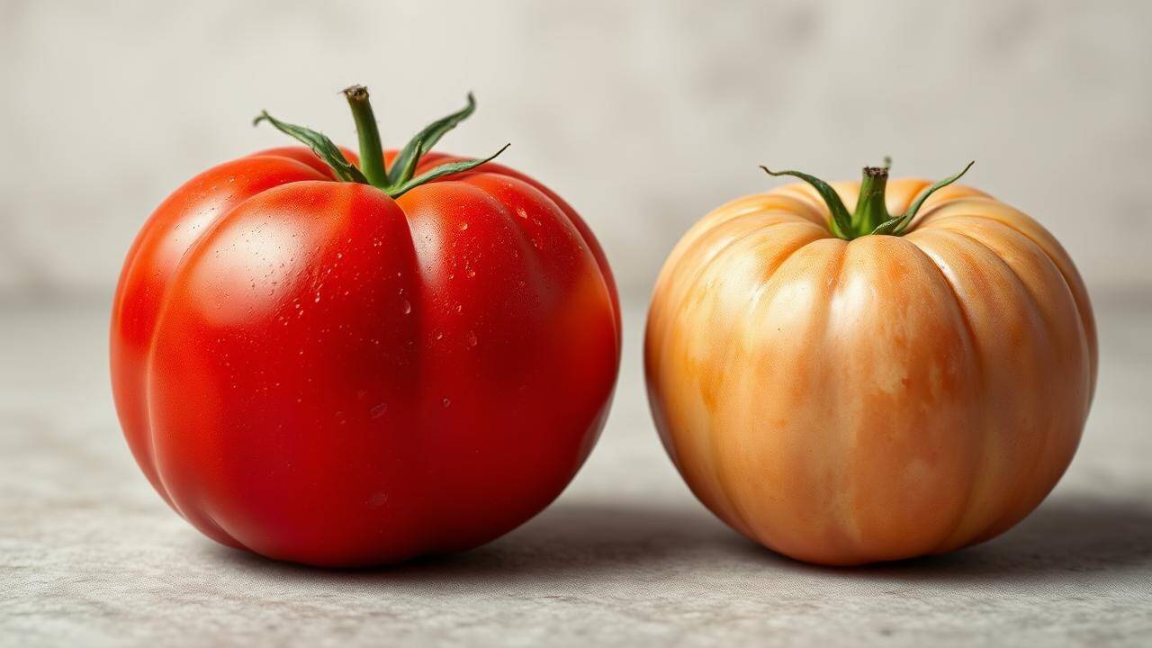 Heirloom vs. Refrigerator Tomato