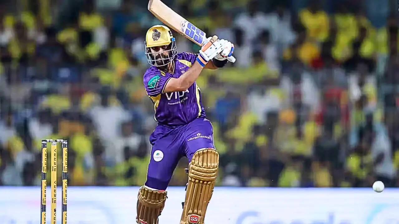 CSK vs KKR Live: All eyes on Rahane after KKR lose openers in 193 chase