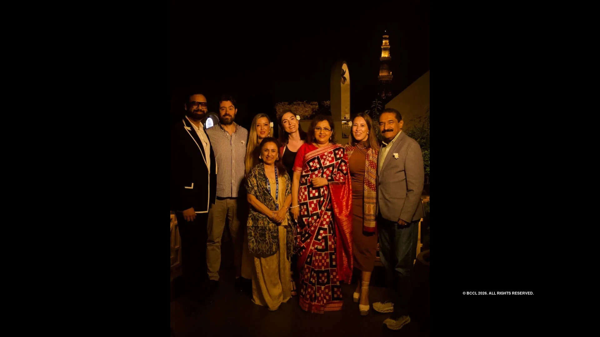 A distinguished mix of artists