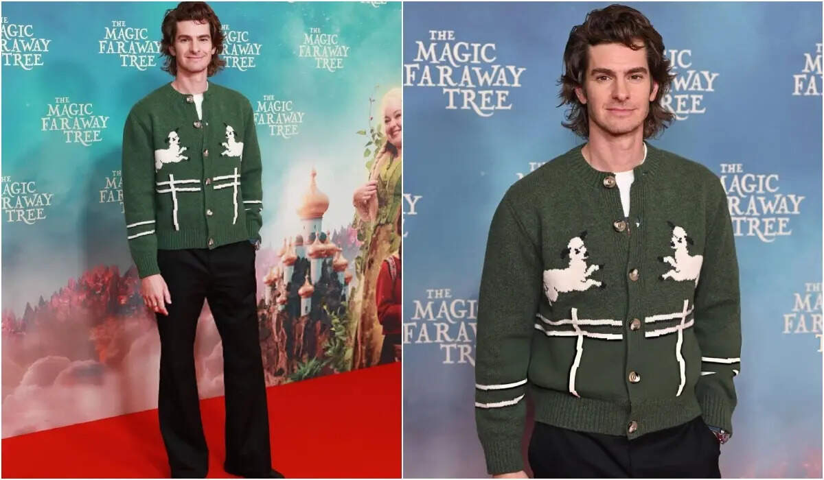 Andrew Garfield cardigan