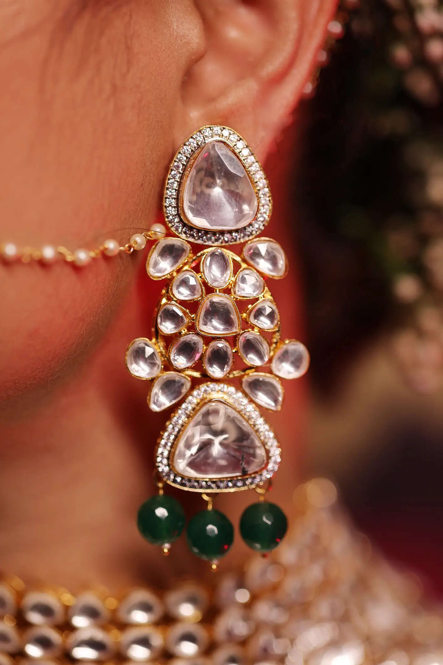 Jewellery expert reveals that bold earrings are set to be the standout bridal accessory of wedding season 2026, outshining necklaces and more traditional pieces