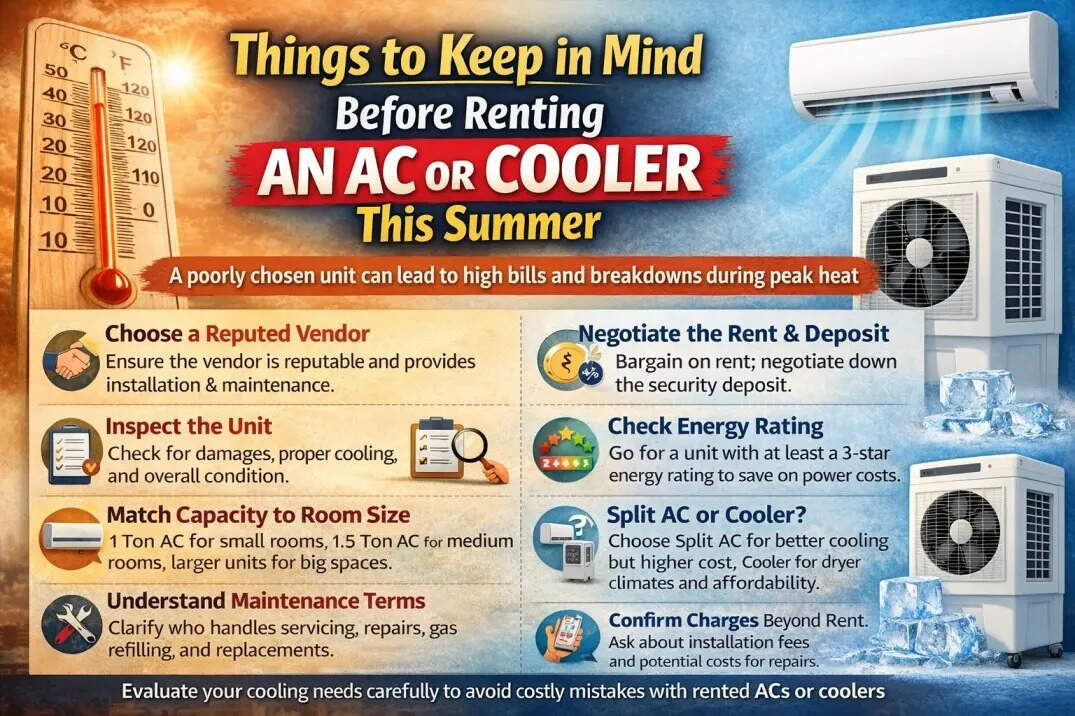 Planning to rent AC or cooler this summer: Things you can’t afford to miss