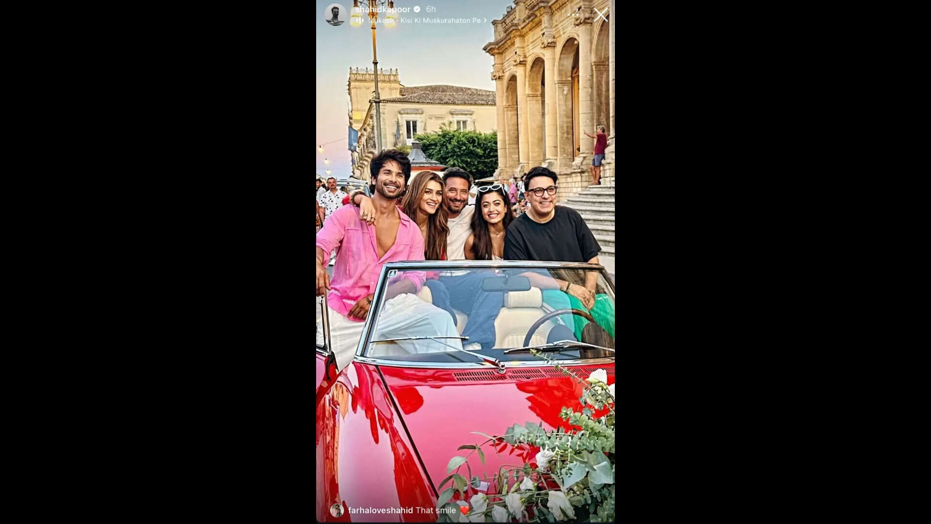 Shahid Kapoor Cocktail 2 Instagram Story (Image Credits Instagram)