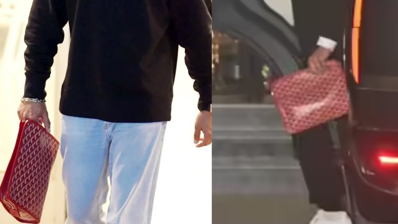 Ranveer Singh’s Goyard Pouch Ends Bulky Pocket Style