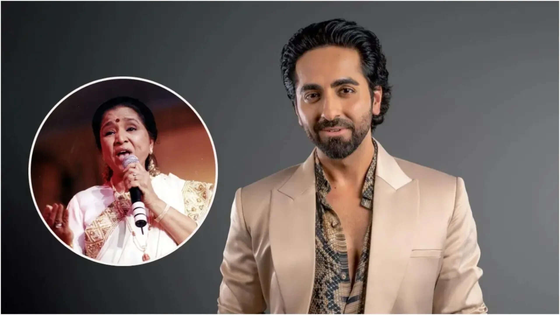 Ayushmann gives tribute to the late Asha Bhosle - Video