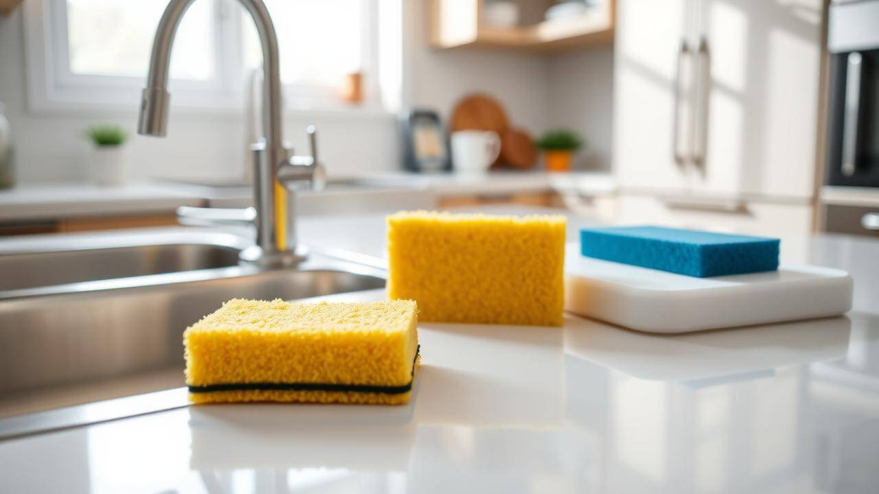 Clean Kitchen Sponges