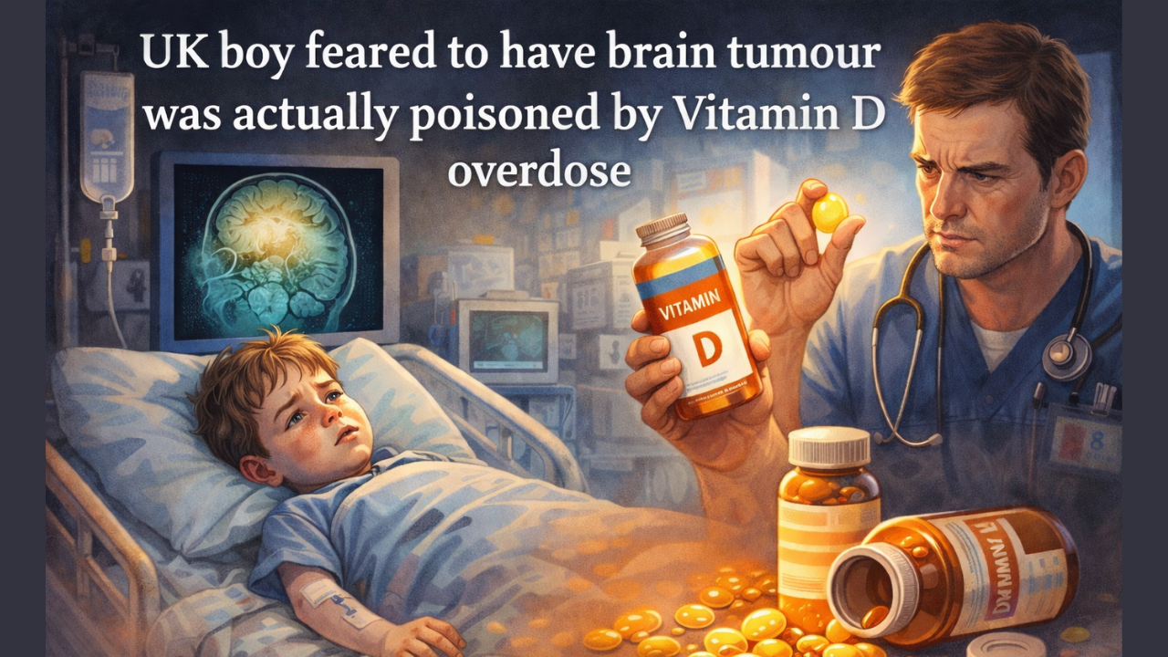 UK boy feared to have brain tumour was actually poisoned by Vitamin D overdose