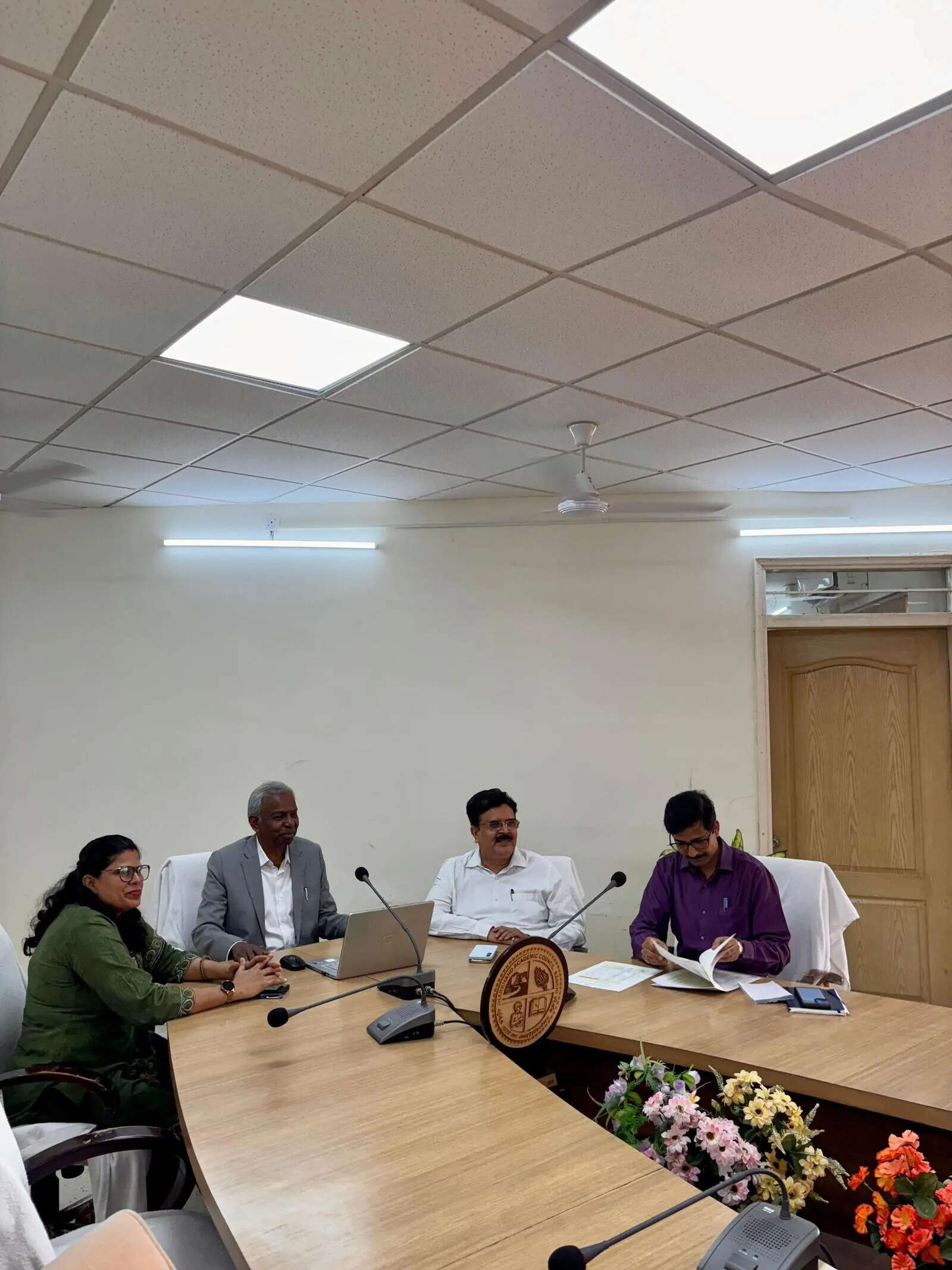 The result was officially announced by the Chairman, Dr. Natwa Hansdak, in the presence of board officials including the Secretary, Joint Secretary, and other staff members