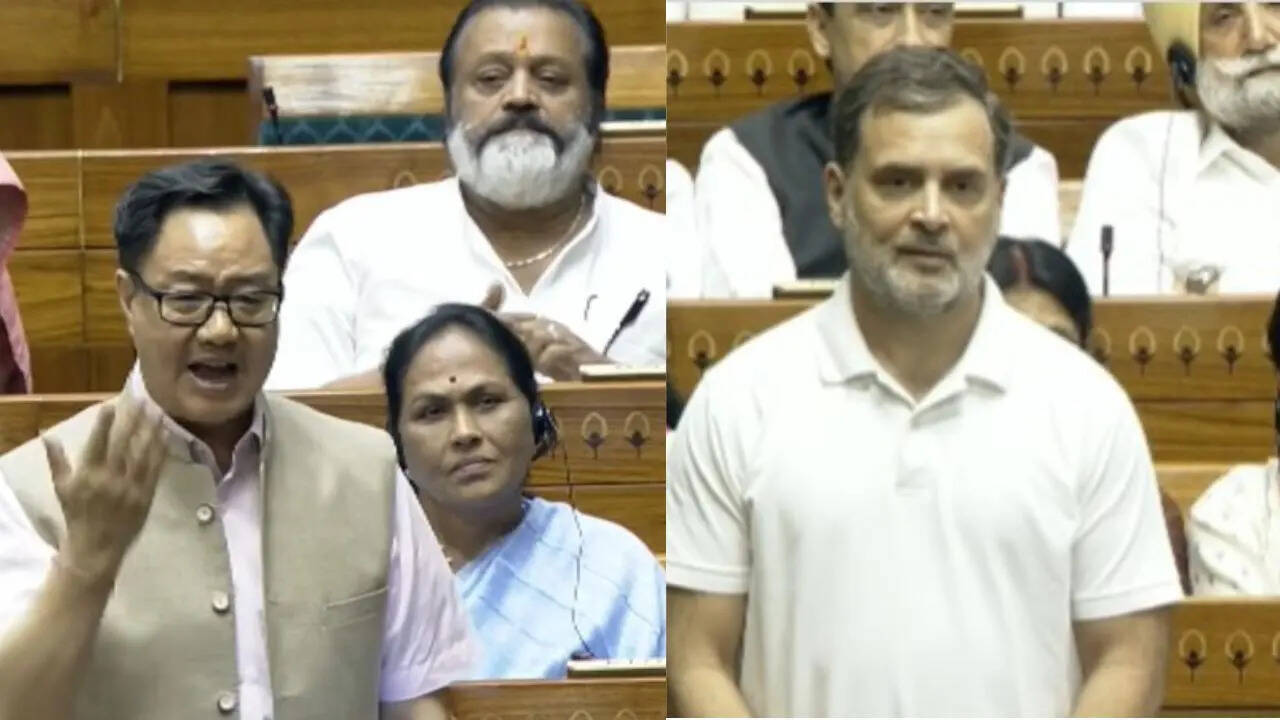 ‘Govt taking away their power’ vs ‘Why Rajiv Gandhi opposed’: Rahul–Rijiju clash over OBCs during women’s quota–delimitation debate