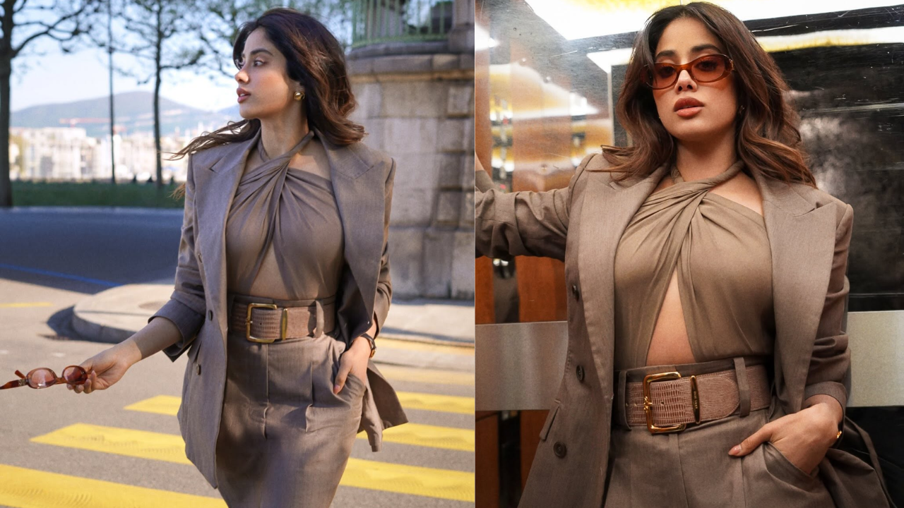 Janhvi proves boss energy is not claimed it is worn