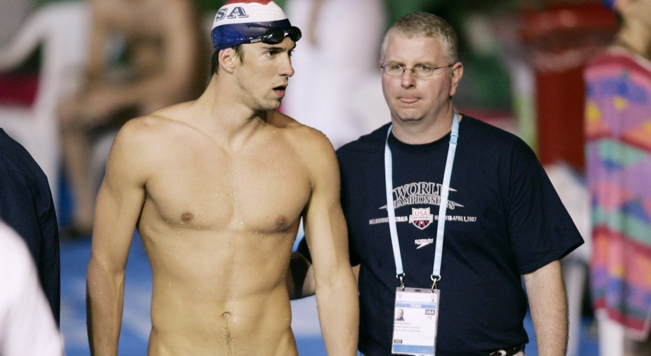 Michael phelps and coach