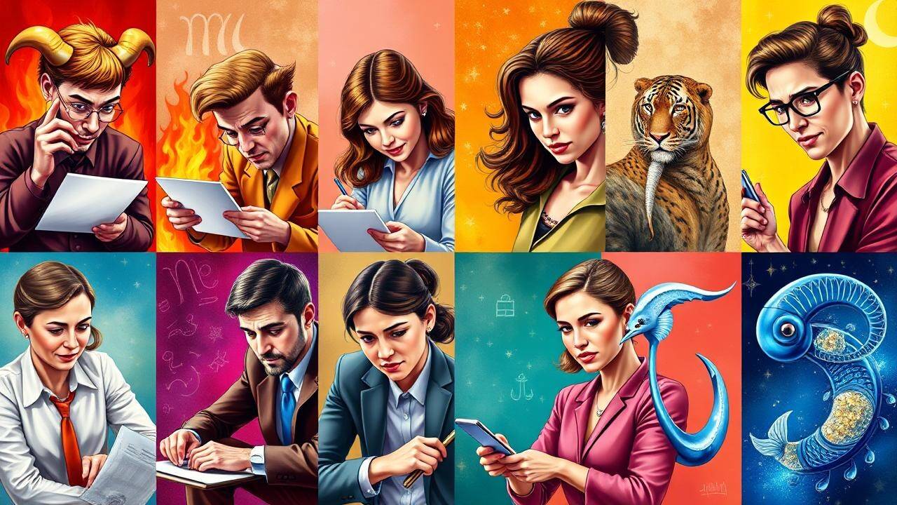 Zodiac Signs at Work