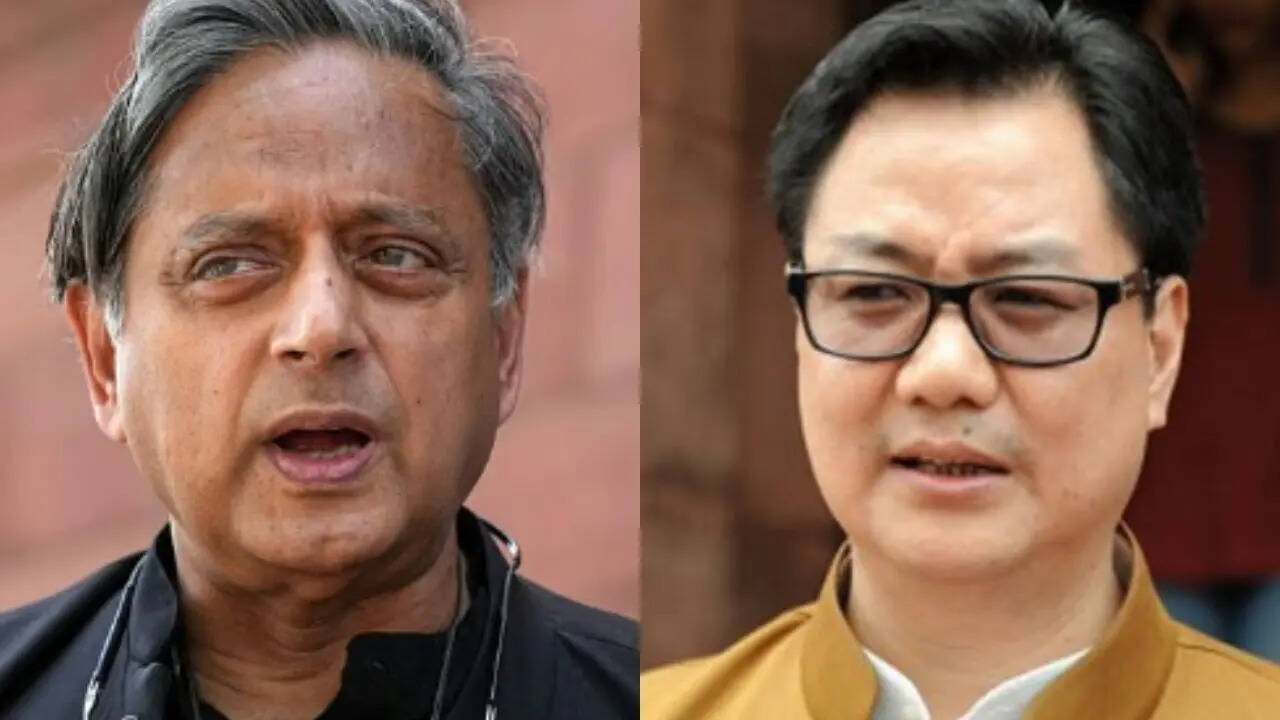 ‘No one can call me anti-women’: Shashi Tharoor shares lighthearted exchange with Kiren Rijiju