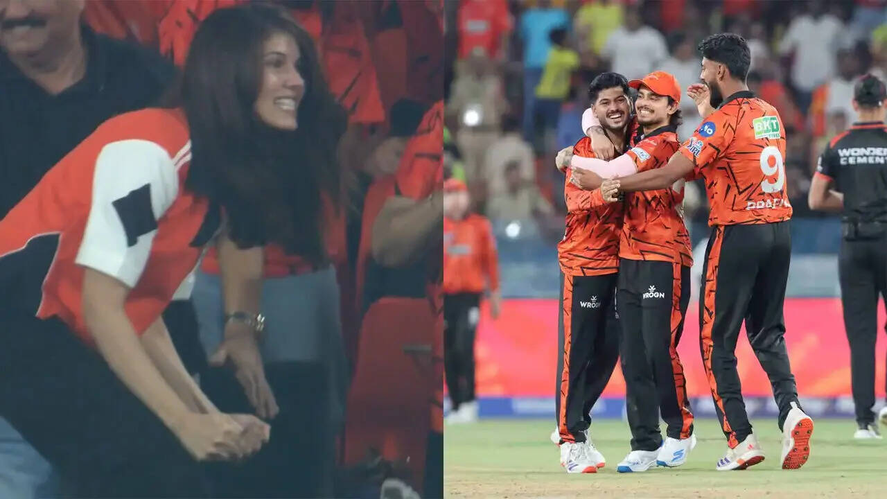 Caught on camera: Kavya Maran's wild celebration after SRH down CSK